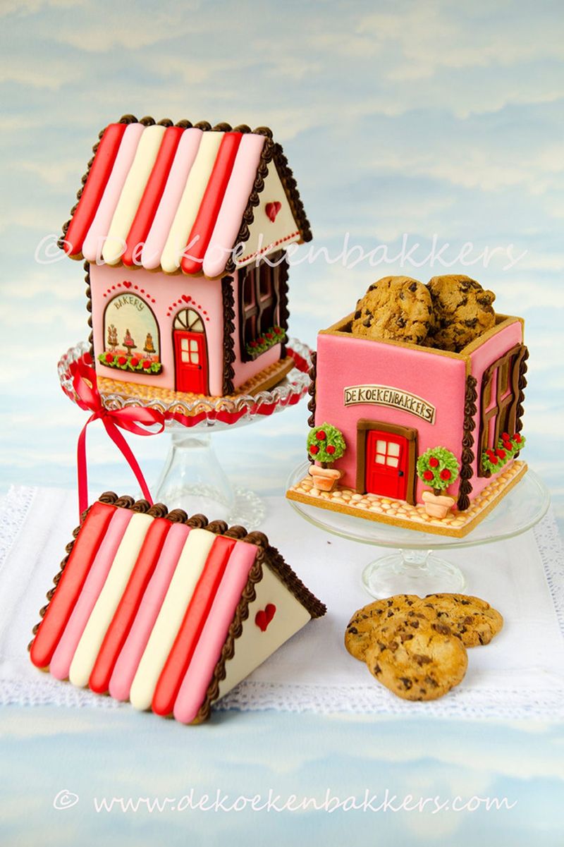 Милий різдвяний пряник Cookie Jar House