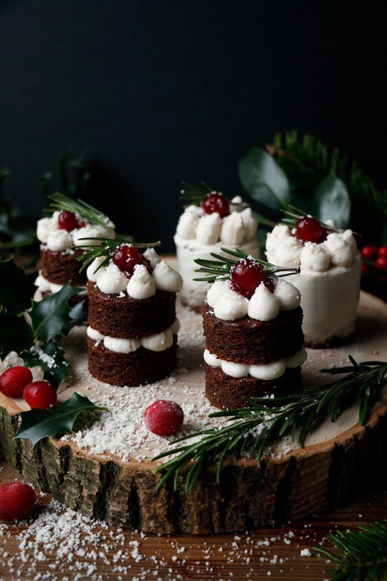 Božićni mini kolači od medenjaka