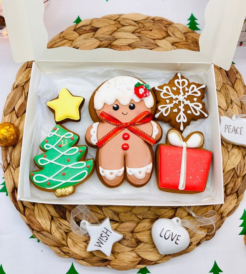 Biscuits au sucre de Noël au pain d