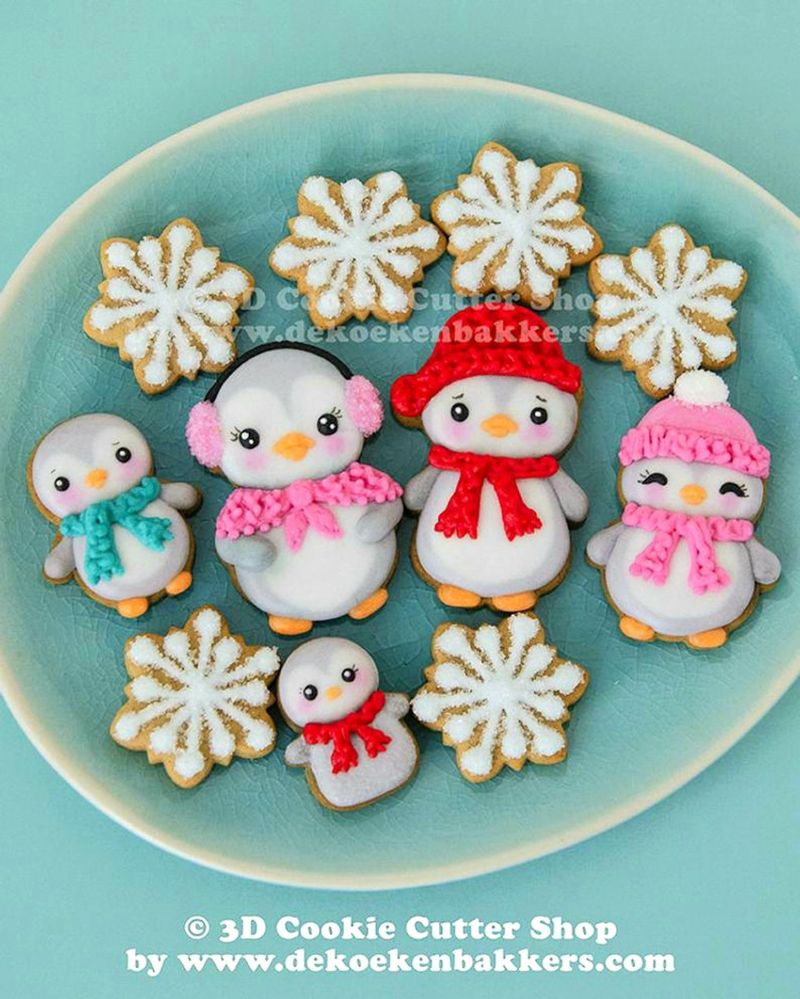 Biscuits au sucre de pingouin d