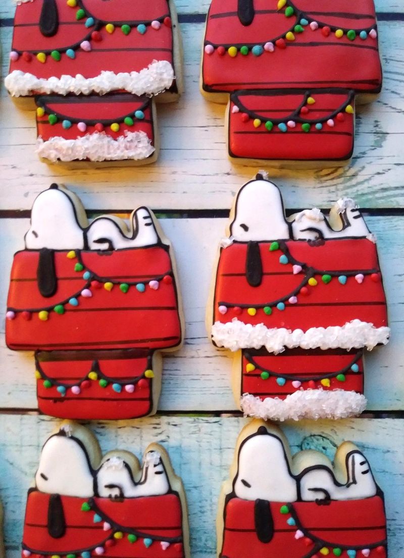 Biscuits au sucre de Noël Snoopy