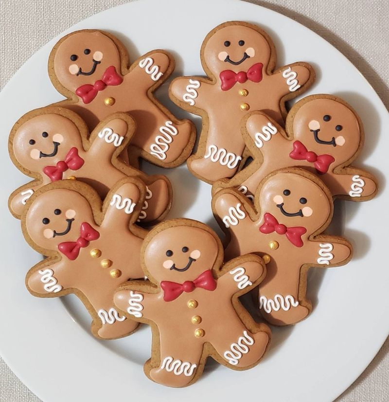 Gingerbread Men Biscuits au sucre de Noël