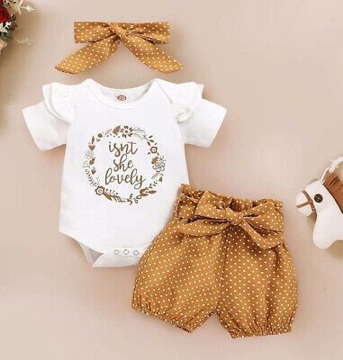 Slatka ljetna odjeća za djevojčice - novorođenčad i malu djecu