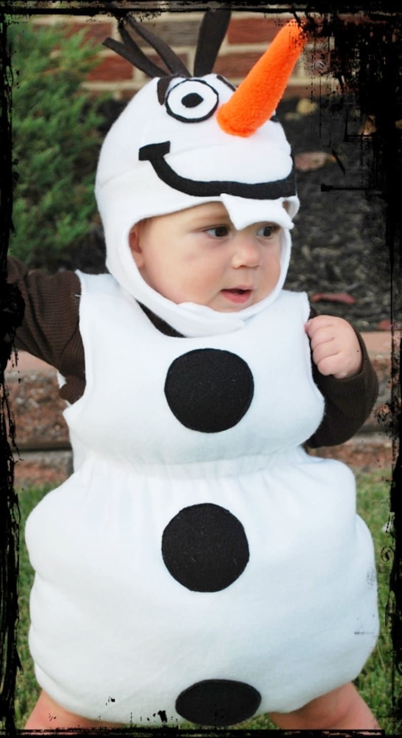 Olaf kardan adam Cadılar Bayramı kostümü bebekler için