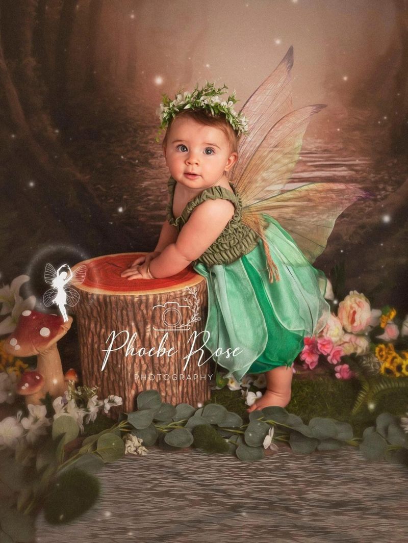 Tinkerbell bebek Cadılar Bayramı kostümü