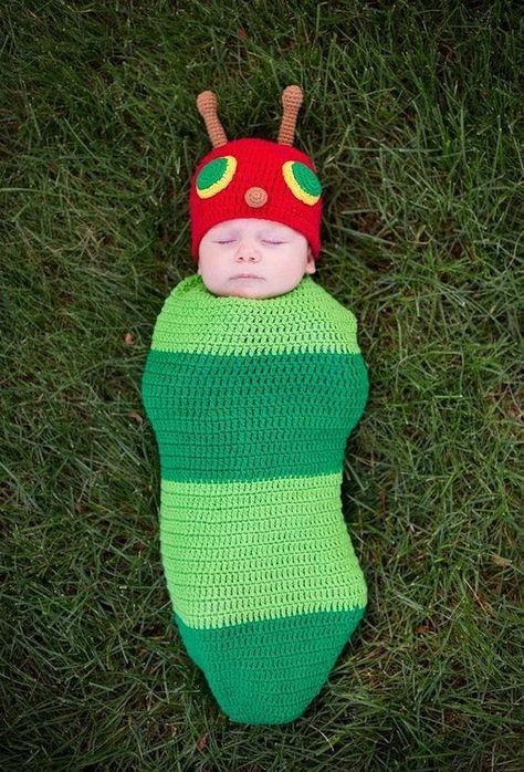 Caterpillar bebek cadılar bayramı kostümleri, yeni doğan cadılar bayramı kostümleri