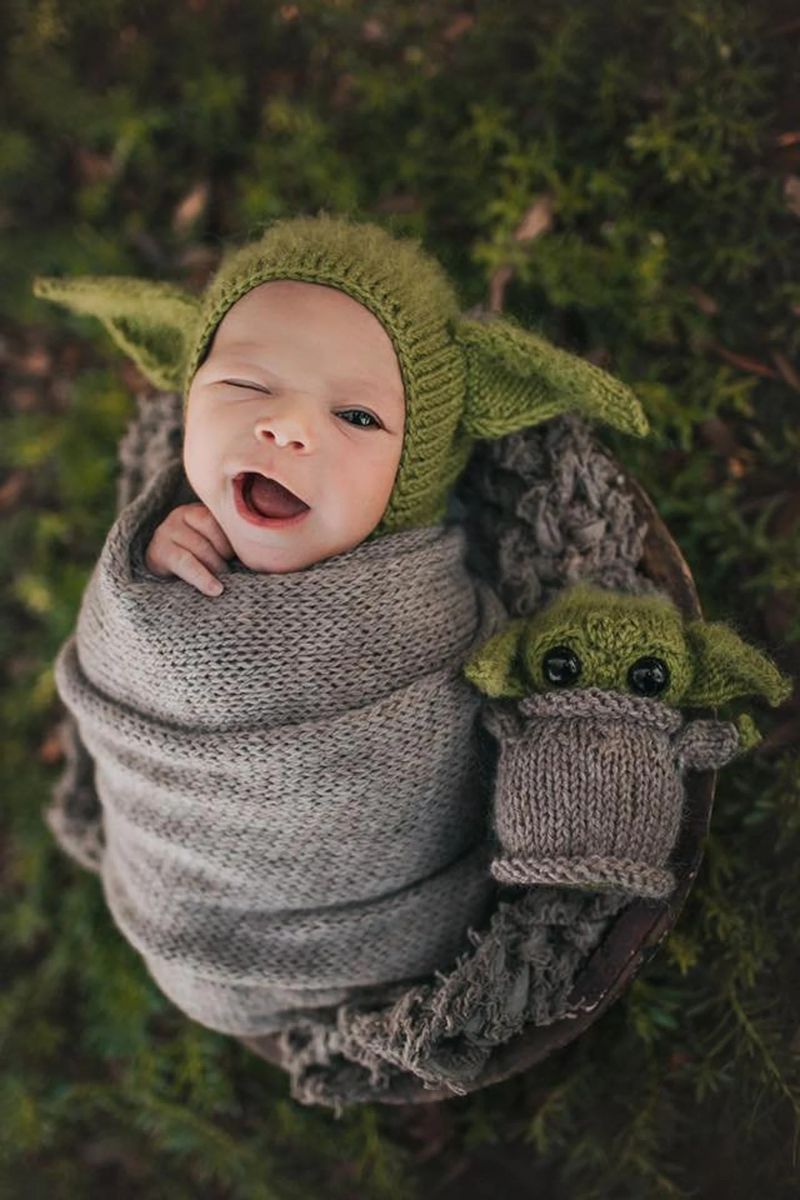 Najbolji kostimi za Noć vještica novorođenčeta: Baby Yoda