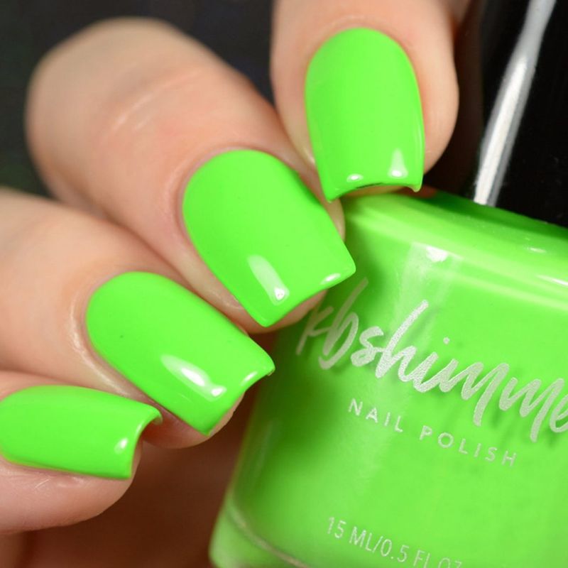 Neonsko zeleni ljetni nokti