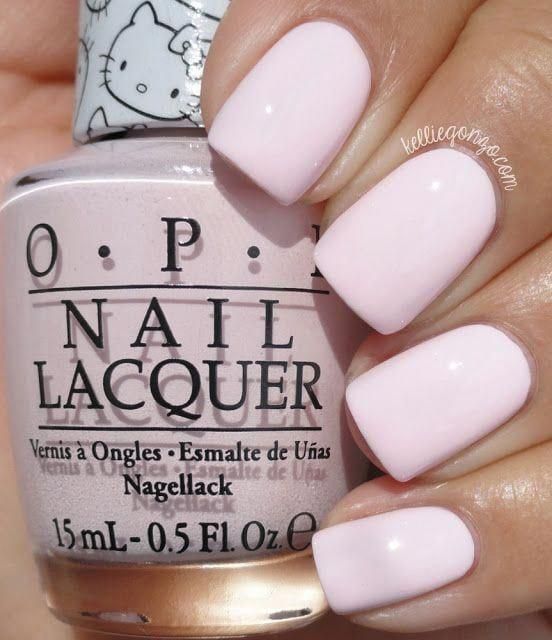 Svijetlo ružičasti nokti - slatki pastelno ružičasti ljetni dizajn noktiju