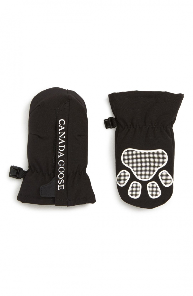   Mitaines noires et blanches Canada Goose Baby Paw