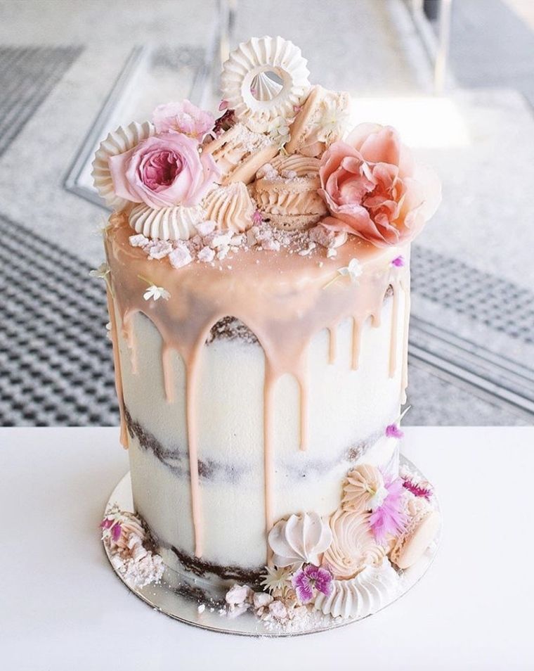 Jedinstvene ideje za rođendanske torte: torta od bijele čokolade i malina