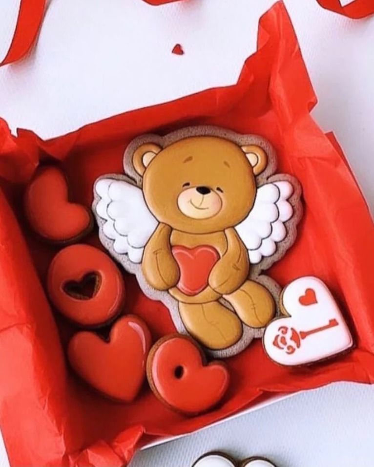 Søt bjørneengel Valentine
