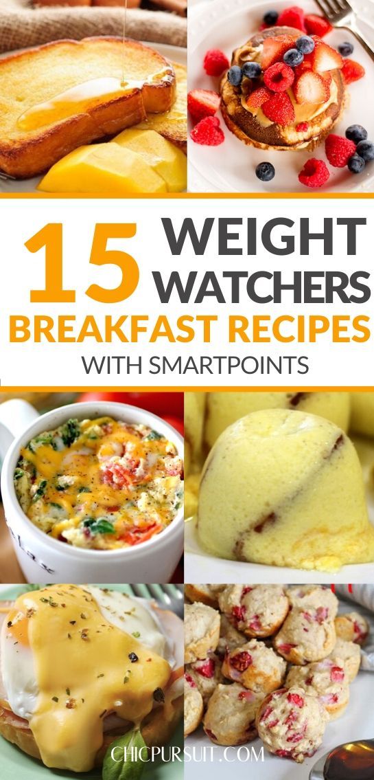 Najbolji jednostavni recepti za doručak s bodovima za promatrače težine