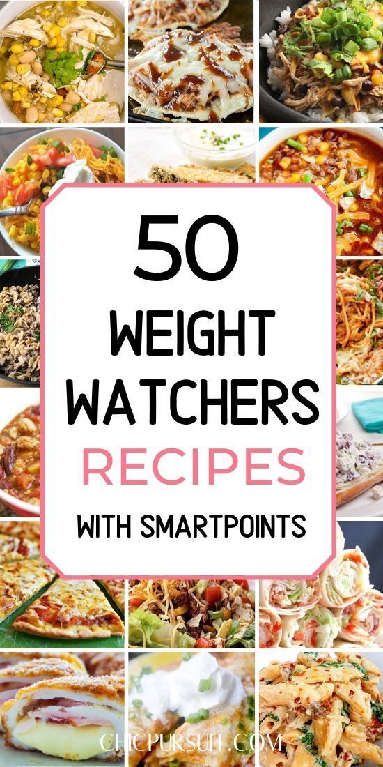 Les meilleures recettes et repas Weight Watchers avec smartpoints