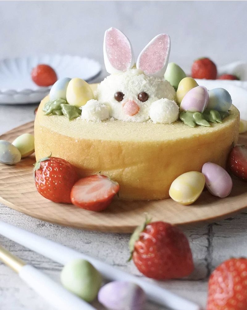 أفكار وصفات سهلة لوجبة فطور وغداء عيد الفصح: كعكة الأرنب