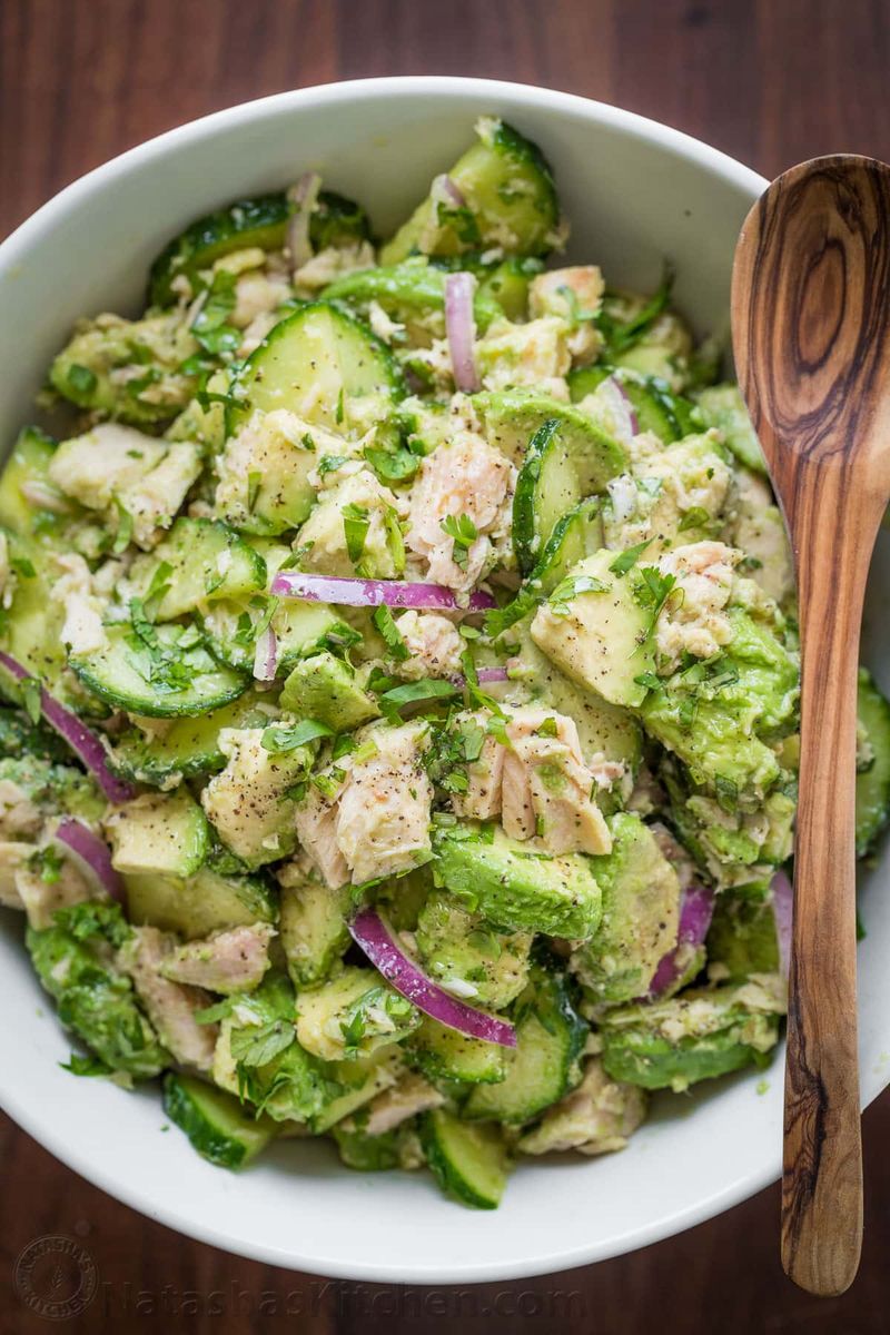Jednostavne ideje za keto ručak za posao: Recept za salatu od tune od avokada