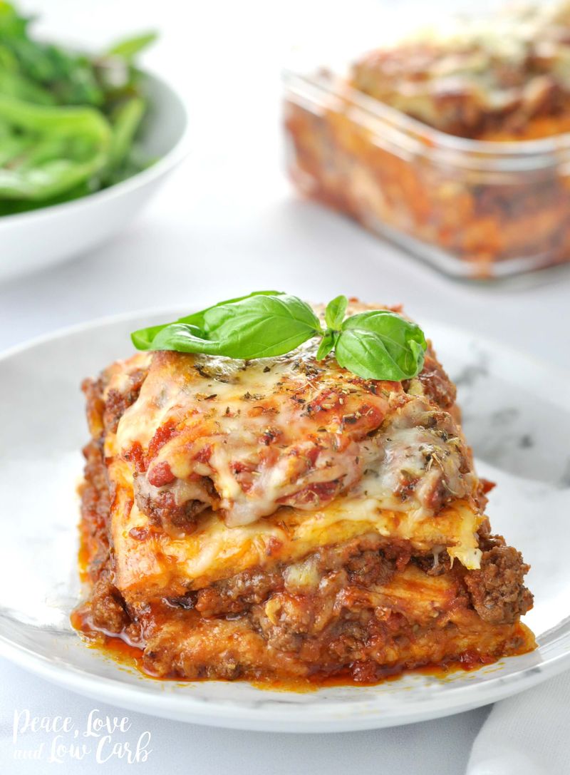 Idées de déjeuners céto faciles pour le travail: Keto Lasagna