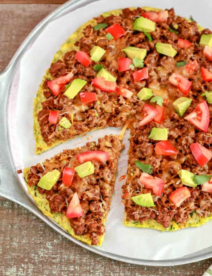 Jednostavni recepti za keto meksičku hranu: meksička pizza s niskim udjelom ugljikohidrata