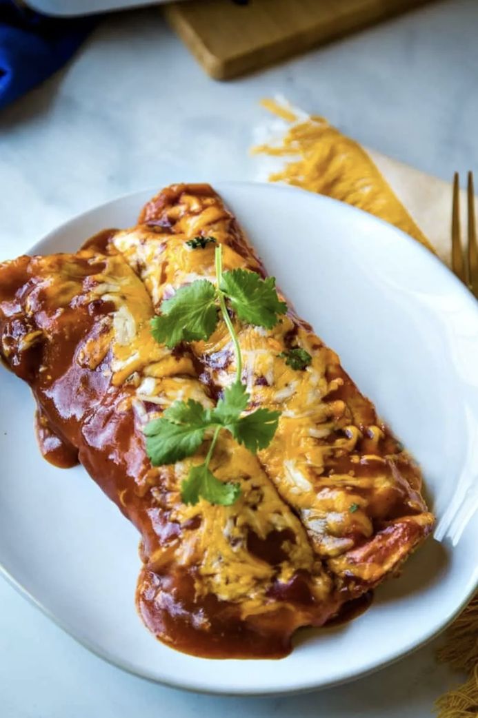 Aitoja meksikolaisia ​​ruokareseptejä: Easy Cheesy Chicken Enchiladas