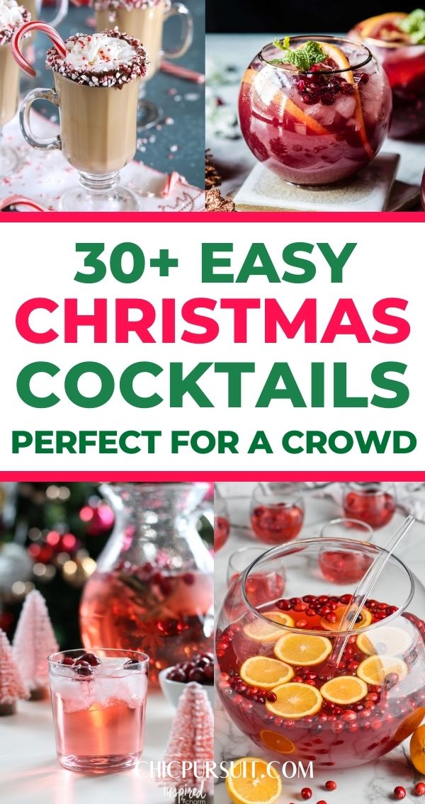 Najbolji jednostavni božićni kokteli, recepti za božićne koktele i ideje za božićne koktele