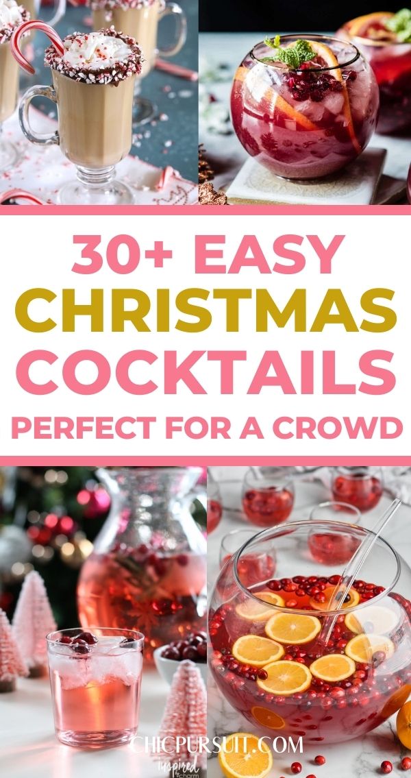 Najbolji jednostavni božićni kokteli, recepti za božićne koktele i ideje za božićne koktele