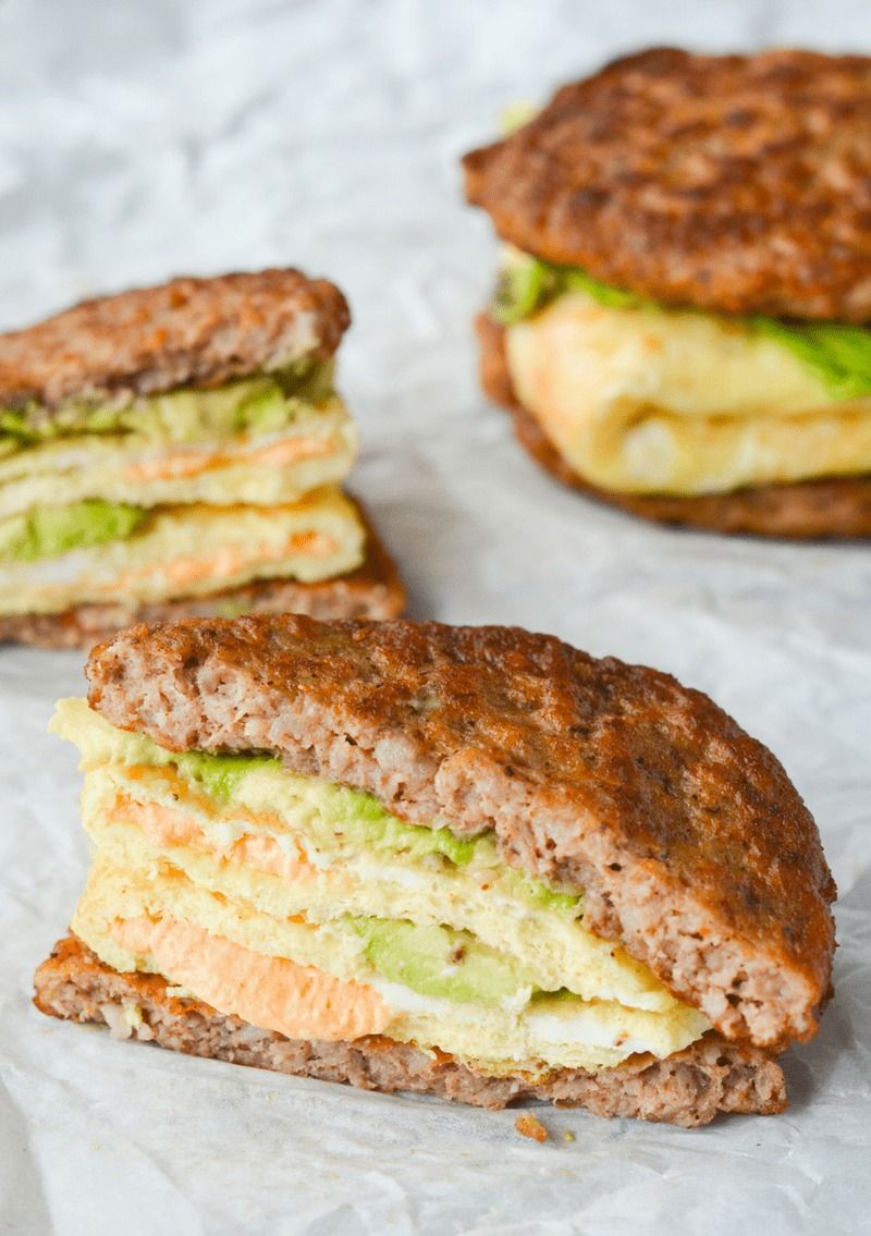Meilleures idées de petit-déjeuner céto: Keto Breakfast Sandwich