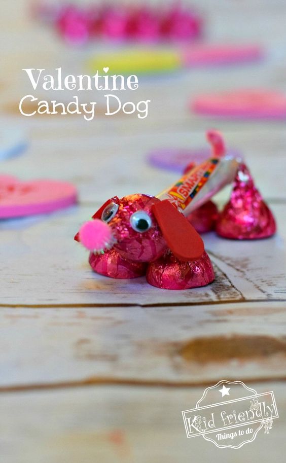 Valentine Candy Dog For Kids