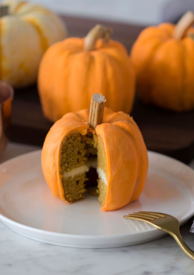 Enkle Thanksgiving-desserter: Minikaker til gresskar