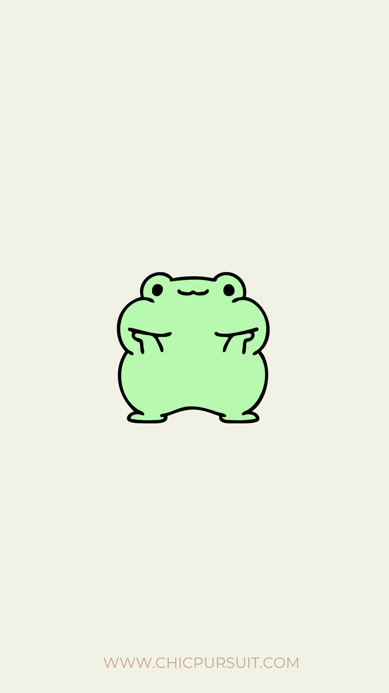 Мила жаба фон для iPhone