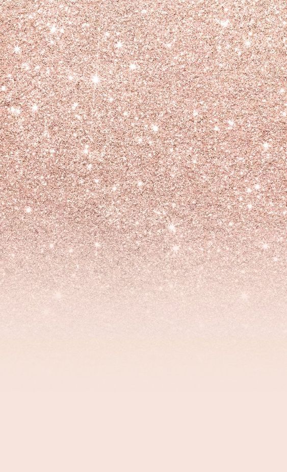 Slatka pozadina od ružičastog zlata za iPhone sa svjetlucavima