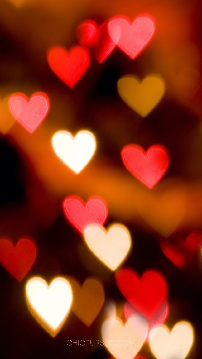 Crveno srce pozadine za iPhone, Slatko Valentinovo